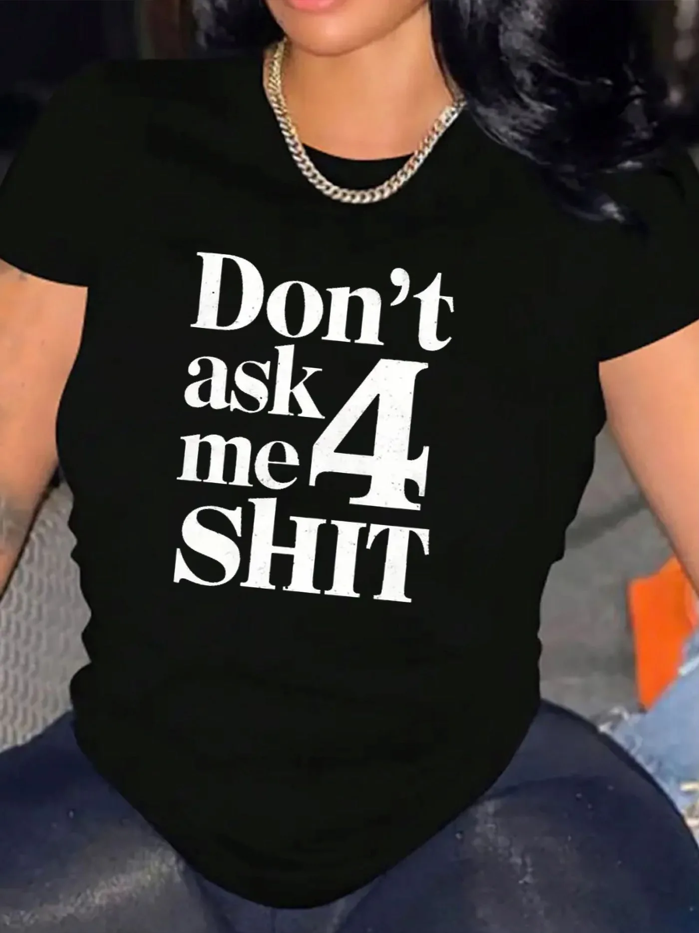 

Women's Casual Short-Sleeve T-Shirt, 1 Piece, Heavy Weight - Comfortable Round Neck, Soft and Cute T-Shirt Top