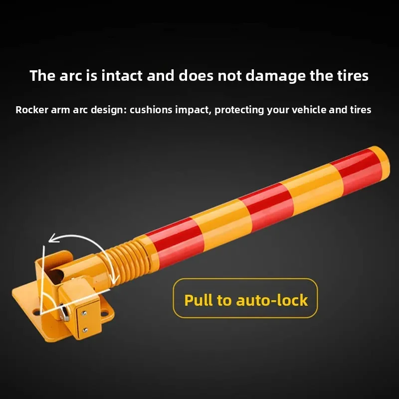 DurableParking Space Floor Pile Car Stop Parking Space Active Lock Space Occupation No Parking No Punching Car Stop