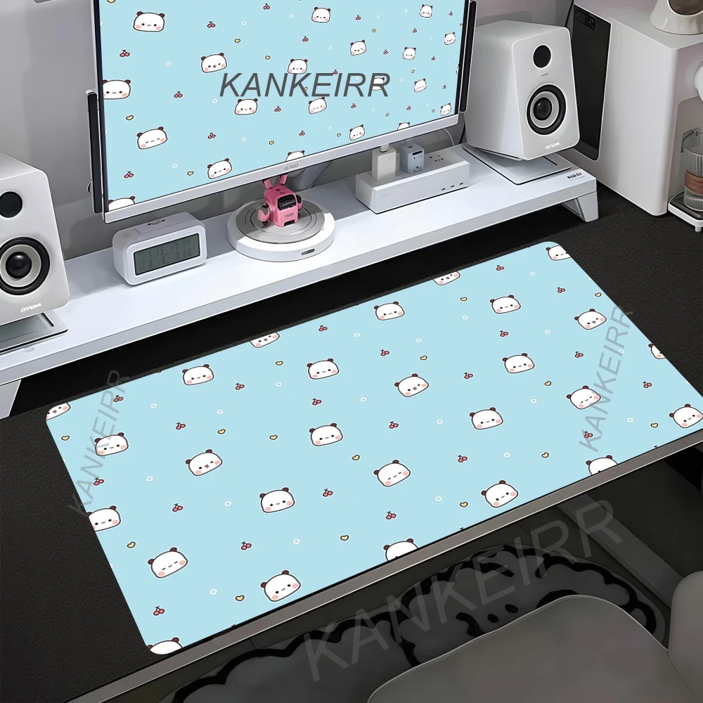 Kawaii Cartoon Mouse Pad Bubu Dudu Deskmat Laptop Office Mousepad Desk Decor Extended Mouse Pad Keyboard Mat Oversize Desk Pads