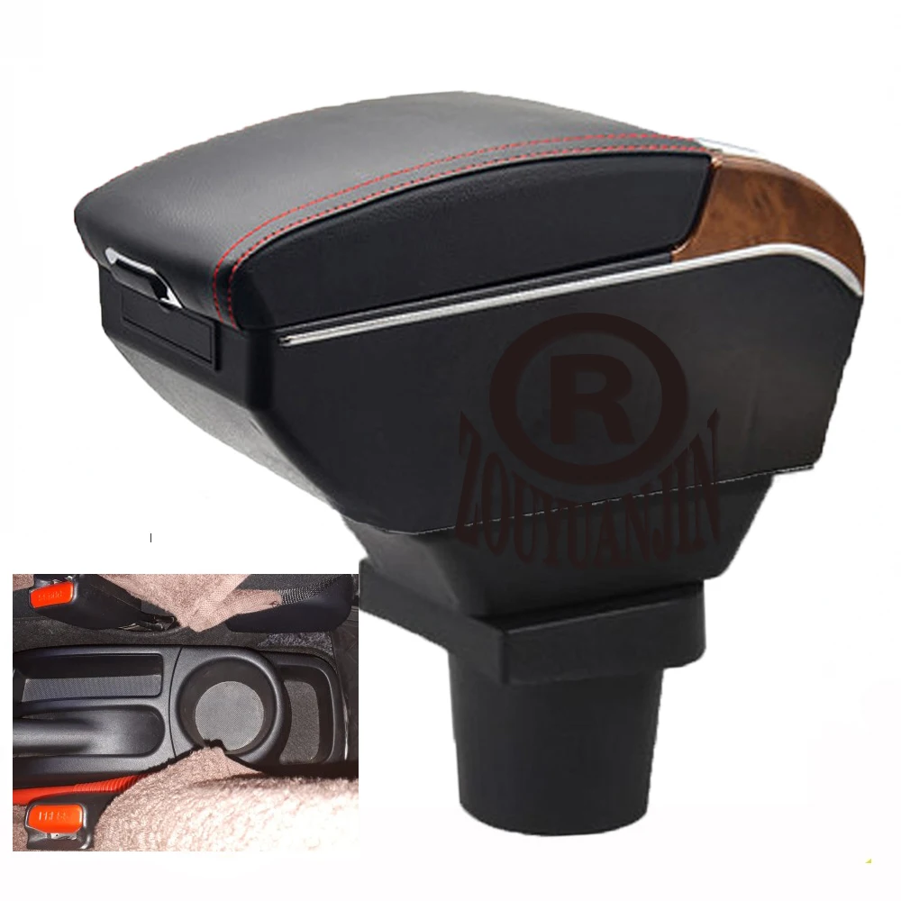 

Arm Elbow Rest For Toyota Prius C Aqua Armrest Box Center Console Central Store Content with Cup Holder USB Interface