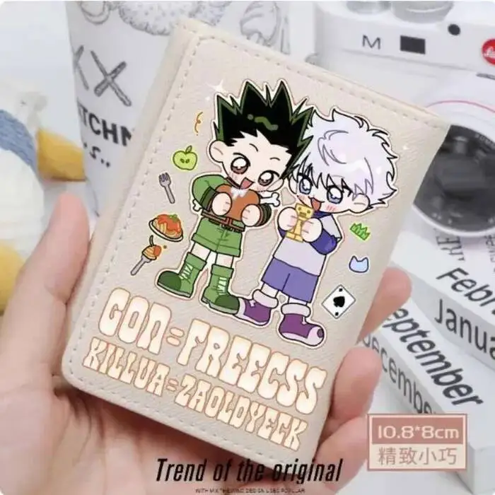 

HUNTER×HUNTER GON·FREECSS Killua Zoldyck модный кошелек из искусственной кожи кошелек для карт монета засов сумка для денег косплей подарок B1844 аниме