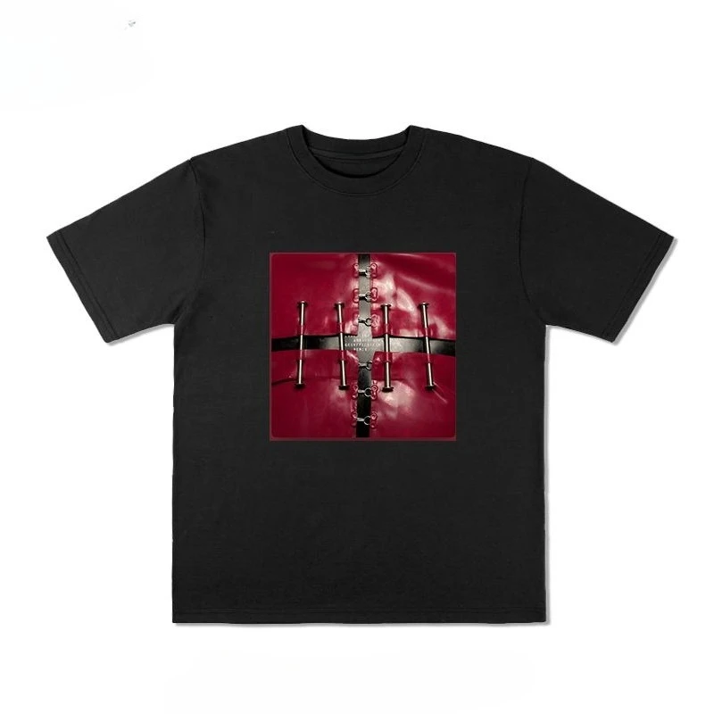 

Креативная футболка из чистого хлопка с принтом LADY GAGA, унисекс, хлопковая футболка с круглым вырезом и короткими рукавами, забавная одежда