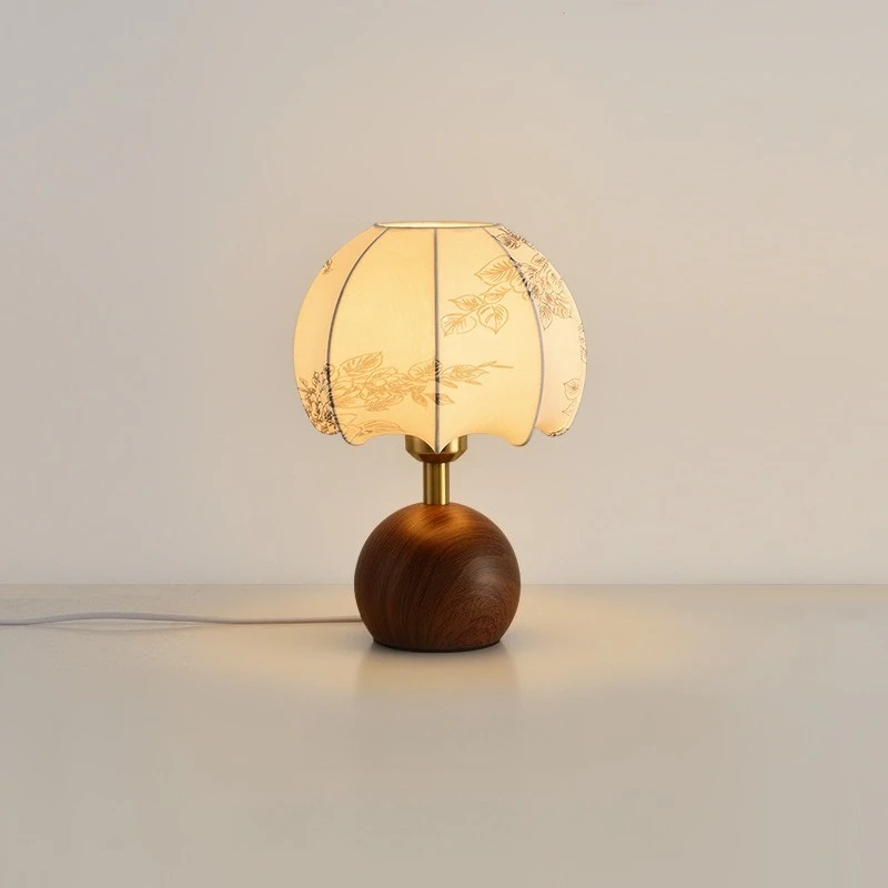 

;ED Table Lamp New Retro Living Room Study Decorative Lamp Minimalist Creative Homestay Atmosphere Bedroom Bedside Night Lights