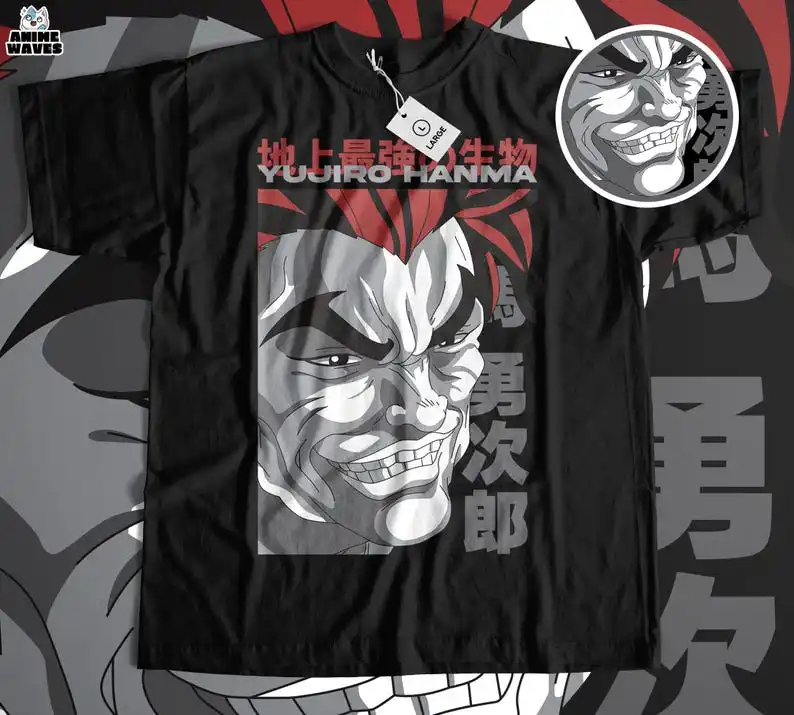 Japanese Combat Legend Anime Unisex T-shirt - Manga Graphic Design, Martial Arts Powerhouse, Ultimate Fighter Wear