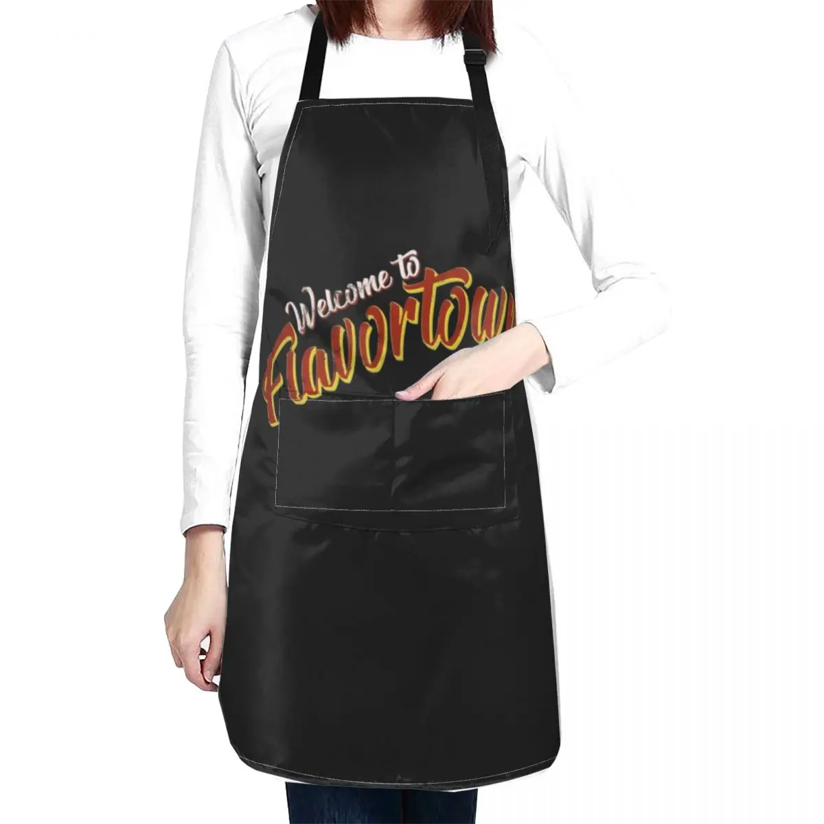 Welcome to Flavortown Apron Christmas gift Customizable Woman Home Supplies Kitchen For Man Apron