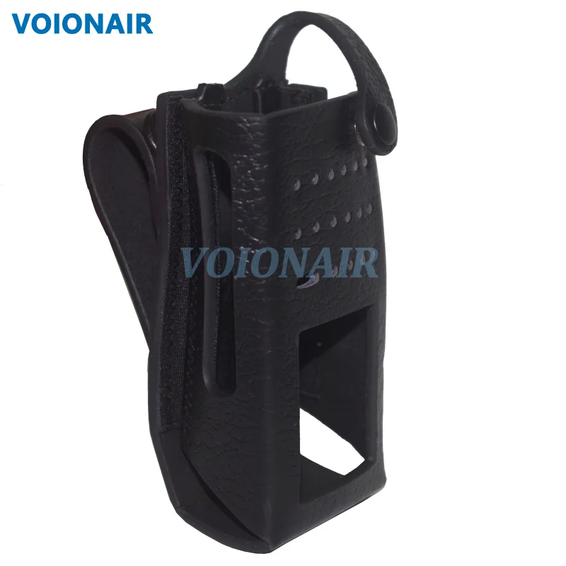 

VOIONAIR Soft Genuine Leather Carrying Case For Motorola XIR P6600 Two Way Radio