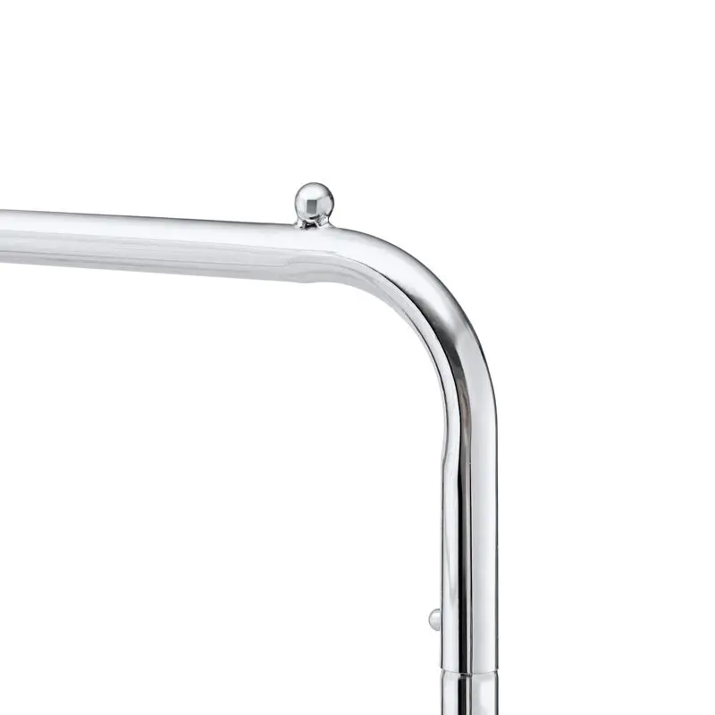 Heavy Duty Rolling Garment Rack with Baskets, 2 Pieces in One Carton for Easy Clothing Storage