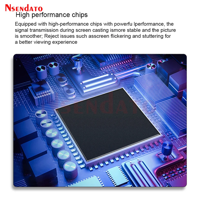 Pantalla inalámbrica WiFi de doble banda 2,4G/5G, receptor de pantalla inalámbrica 4K HDMI, adaptador Dongle para compartir pantalla de TV para Monitor de TV