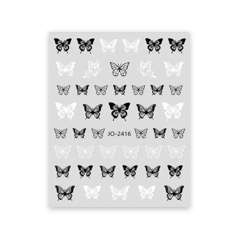 ภาพแอบสแตรกต์แบบเรียบง่ายสติกเกอร์ตกแต่งเล็บทำจากสติกเกอร์ติดเล็บกราฟฟิตีเส้นแบบตกแต่งศิลปะเรขาคณิต3D ดอกไม้อุปกรณ์ตกแต่งเล็บ