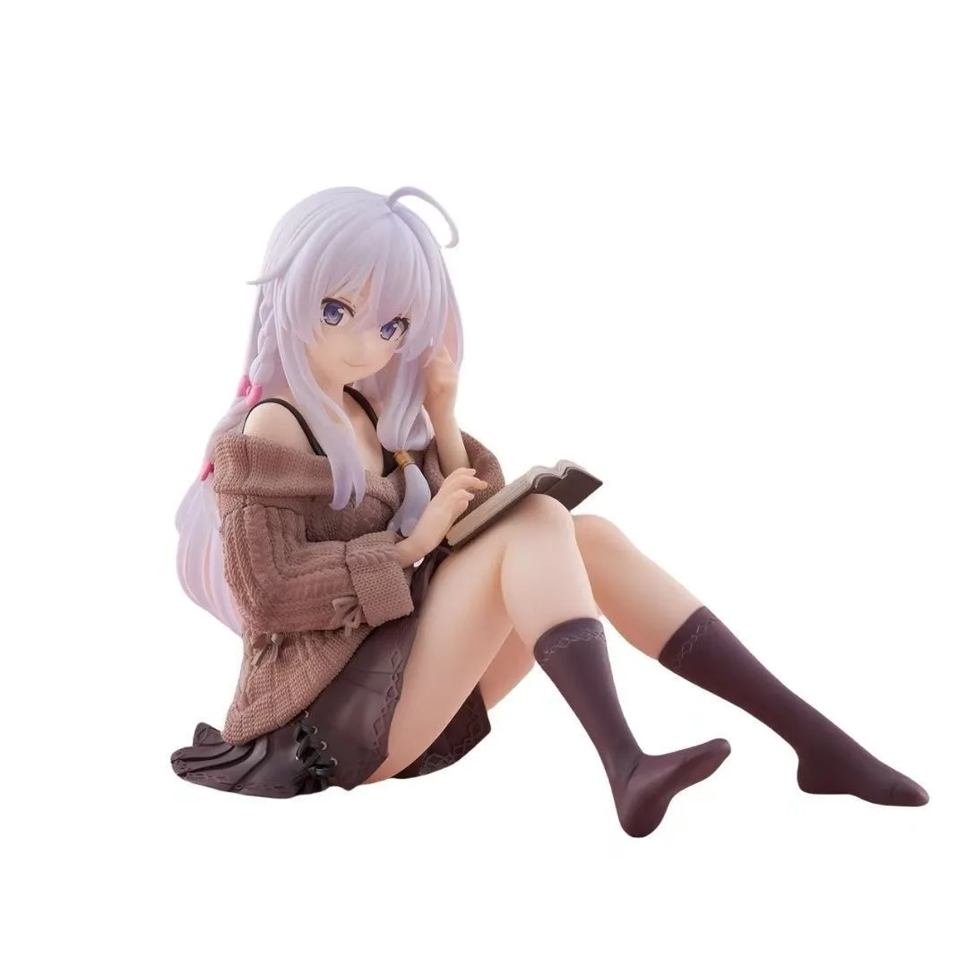 10cm The Journry Of Elaina Anime Figure Elaina Action Figures Desktop Cute Decorations Simple Style Kawaii Girl Japanese Dolls image 6