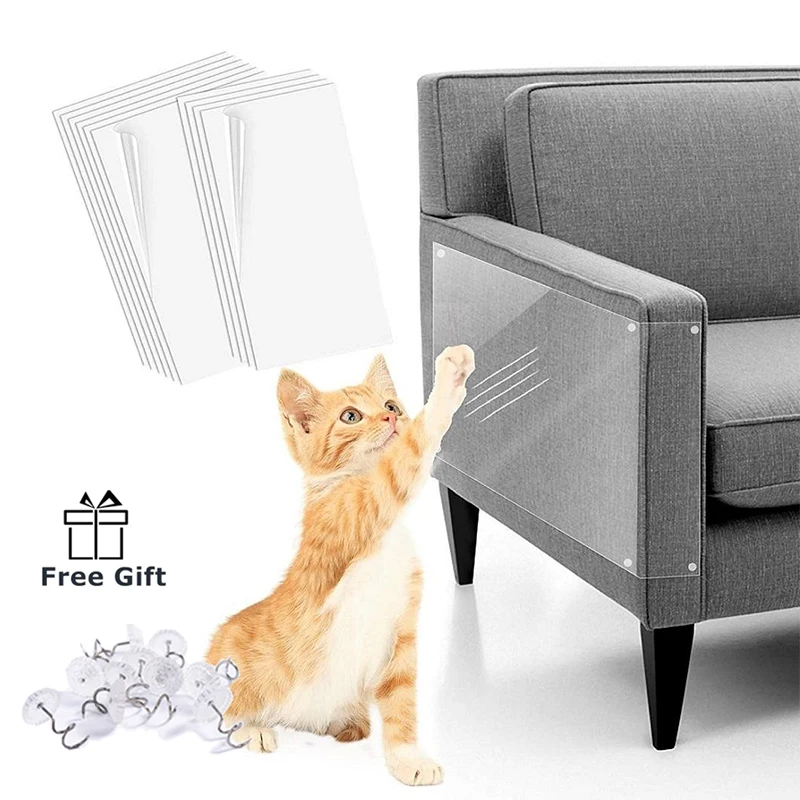 Cat Scratcher Protectors for Cats Sofa Scraper Cat Scratching Post Durable Sticker Tape Anti Pet Scratch Paw Pads for Couch Sofa