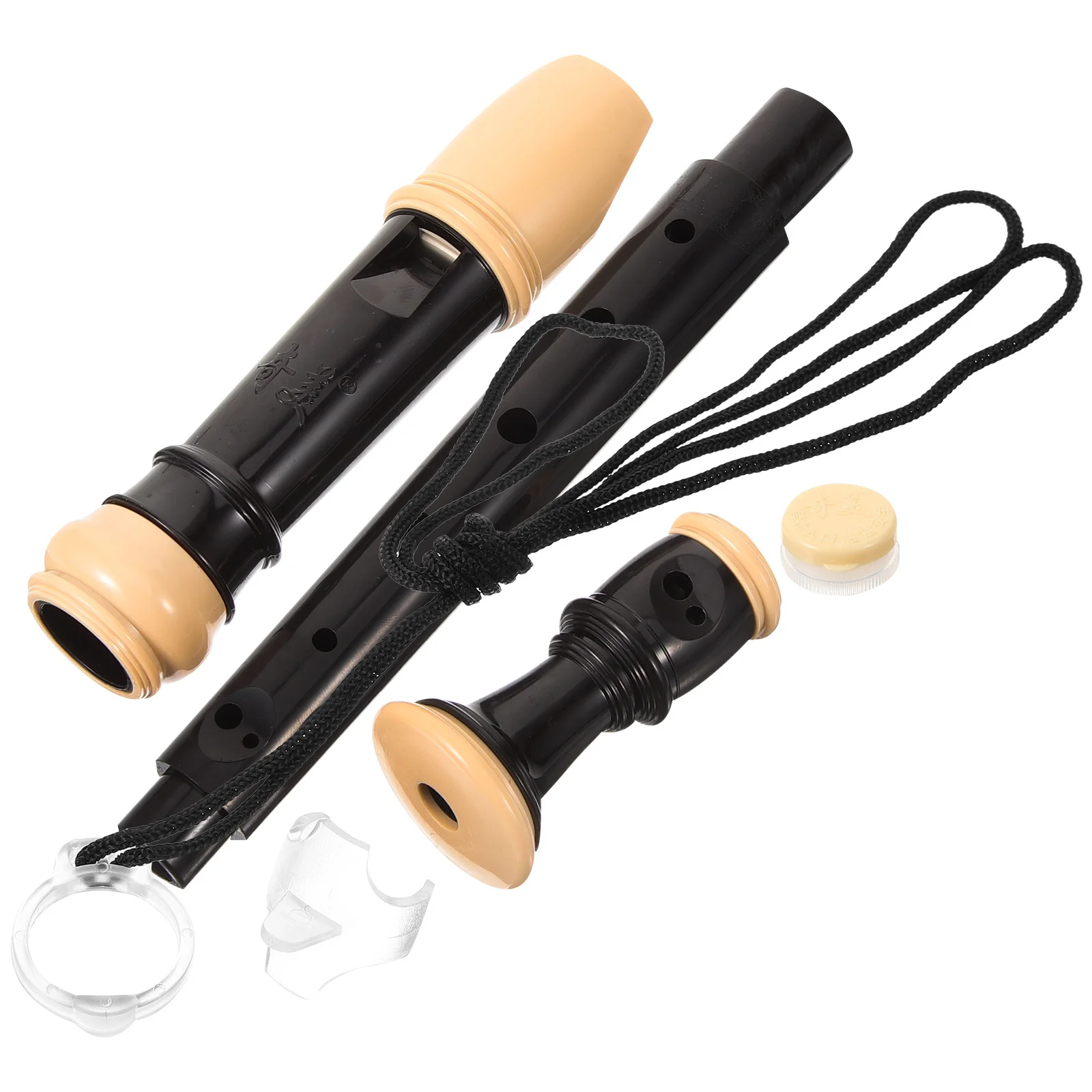 

1Set 8 Hole Resin Flute Kids Recorder Beginner Instrument Musical Practice Tool Portable Lightweight for Children Adults