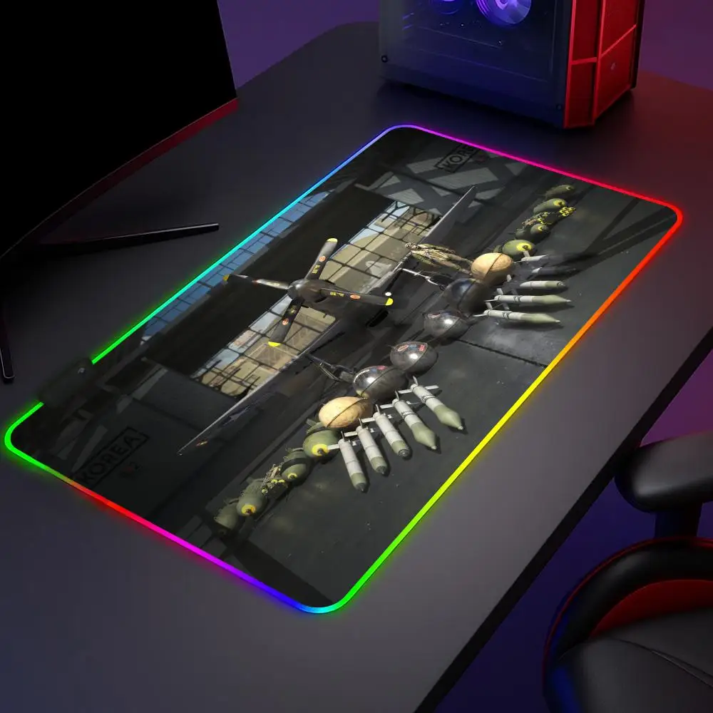 Korea. IL-2 Series Mouse Pad RGB,Gaming Mat Led Mousepad，Extended,Large RGB Mat,SoftPad,DeskMat,Glowing Pad