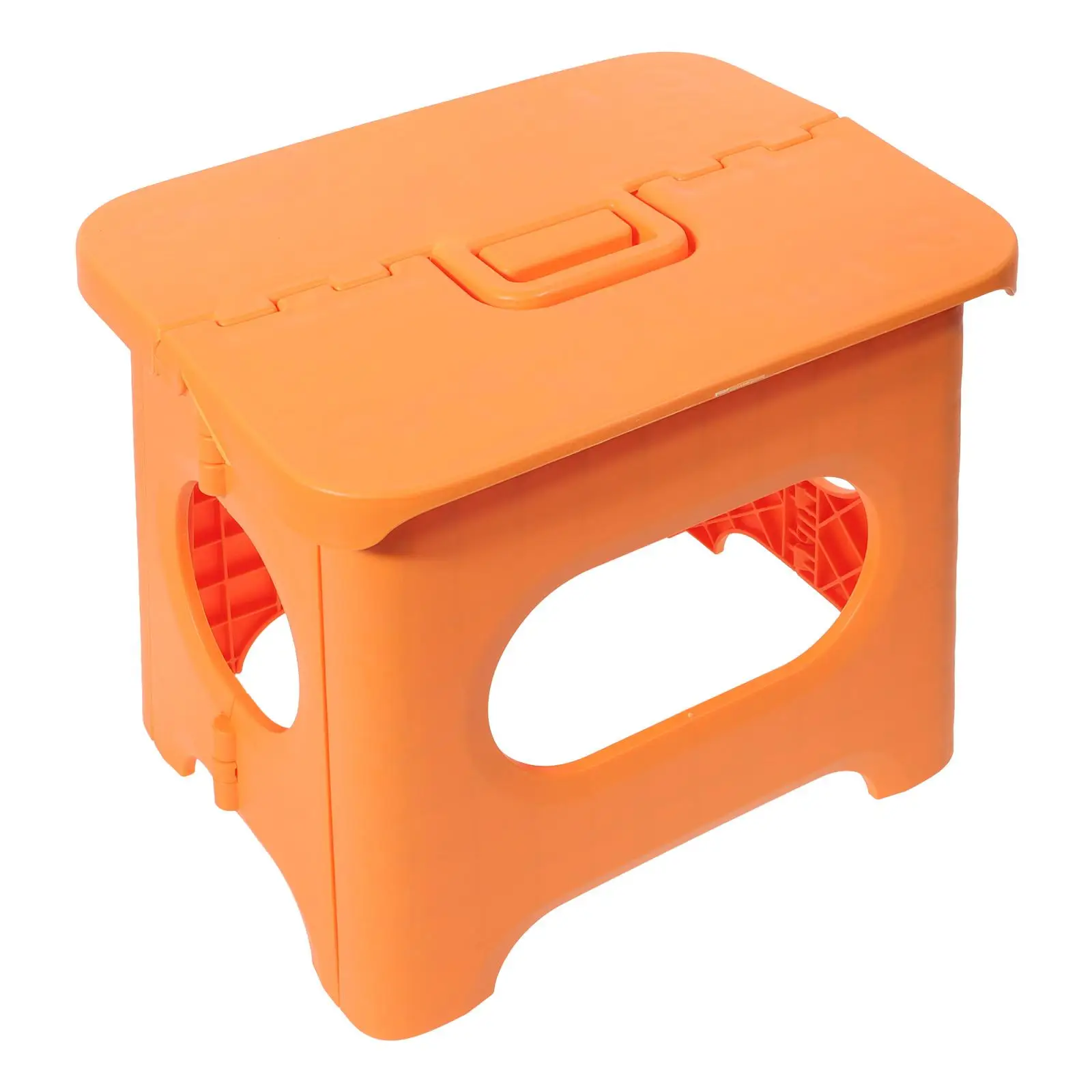 

Bathroom Foldable Stool Small Folding Chairs Home Orange Taboret Child
