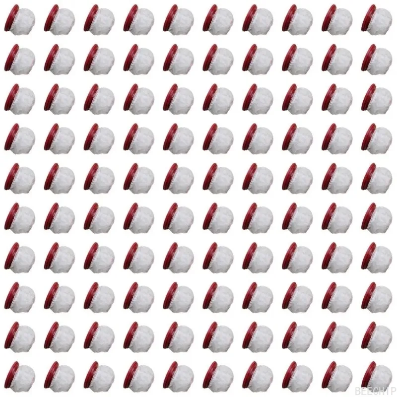 100Pcs Vacuum Cleaner Filter Mesh Protective Cover, Nonwoven Fabric Filter Mesh Spare Parts for Vacuum Cleaner