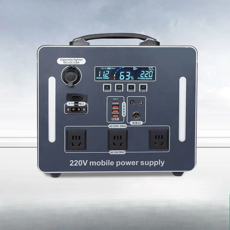 220V屋外モバイル電源、大容量、ポータブル、ハイパワー、キャンプ用