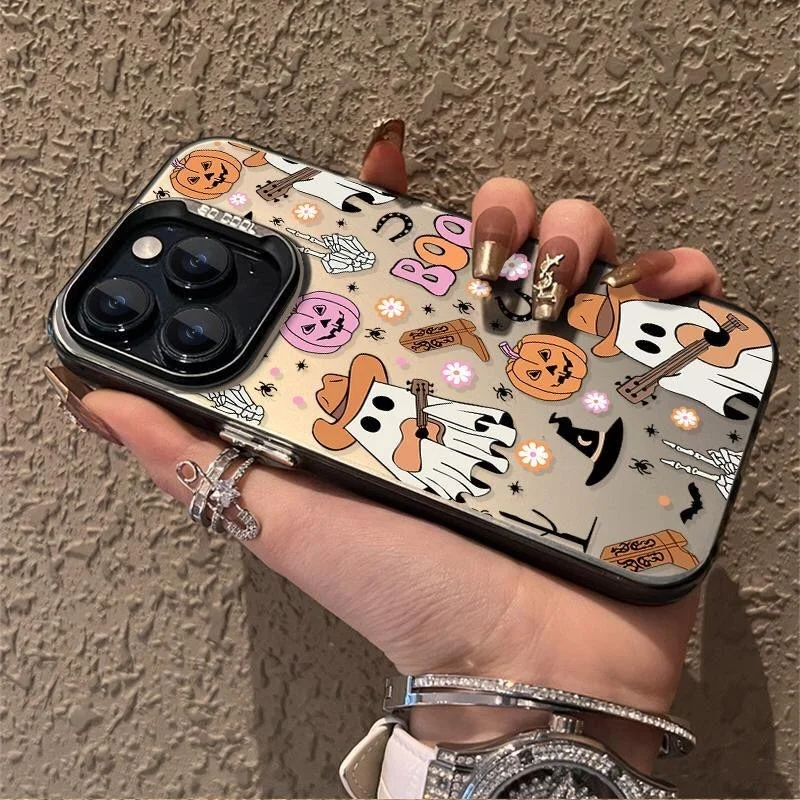 Halloween Ghost Pumpkin Flower Casing For Xiaomi POCO X6 X3 M6 F6 F5 X5 X6 X7 F7 Pro 11 Lite 12 13 14 12T 13T 14T Pro IMD Cover