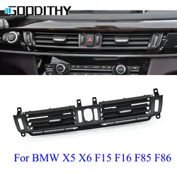Middle Center Air Vent Grille Cover AC Vent Outlet Panel Trim For BMW X5 X6 F15 F16 F85 F86 2014 2015 2016 2017 2018 64229253115