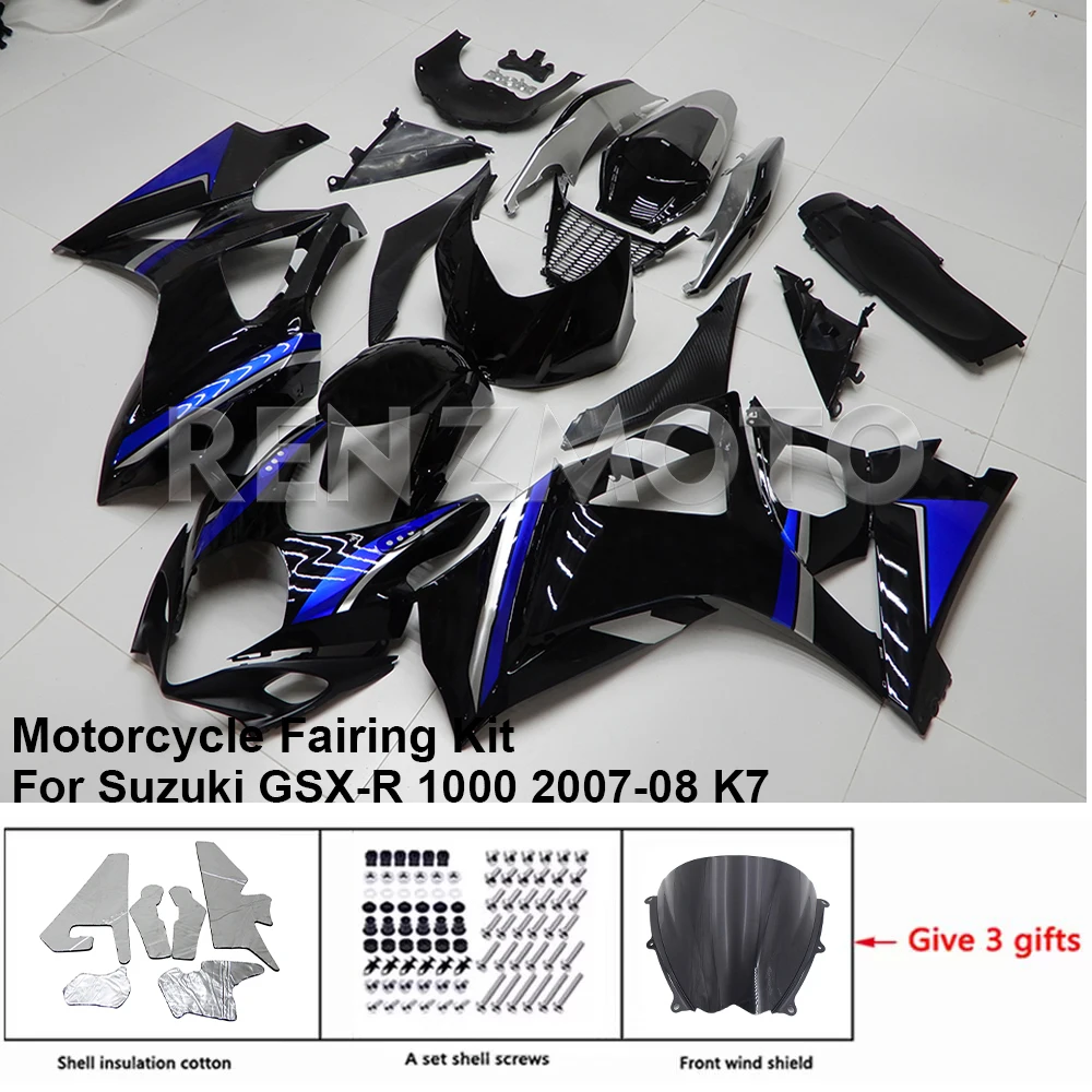 

Motorcycle Fairing Set Body Kit Plastic For Suzuki GSXR GSX-R 1000 2007-08 K7 Accessories Injection Bodywork S1007-126a