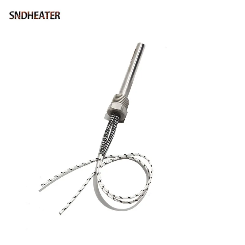 SNDHEATER G3/8 16 مللي متر خرطوشة الموضوع عنصر التدفئة 110 فولت/220 فولت/380 فولت 304SS صندوق المياه قضيب سخان 12x100/150/200/250/300 مللي متر مع الجوز