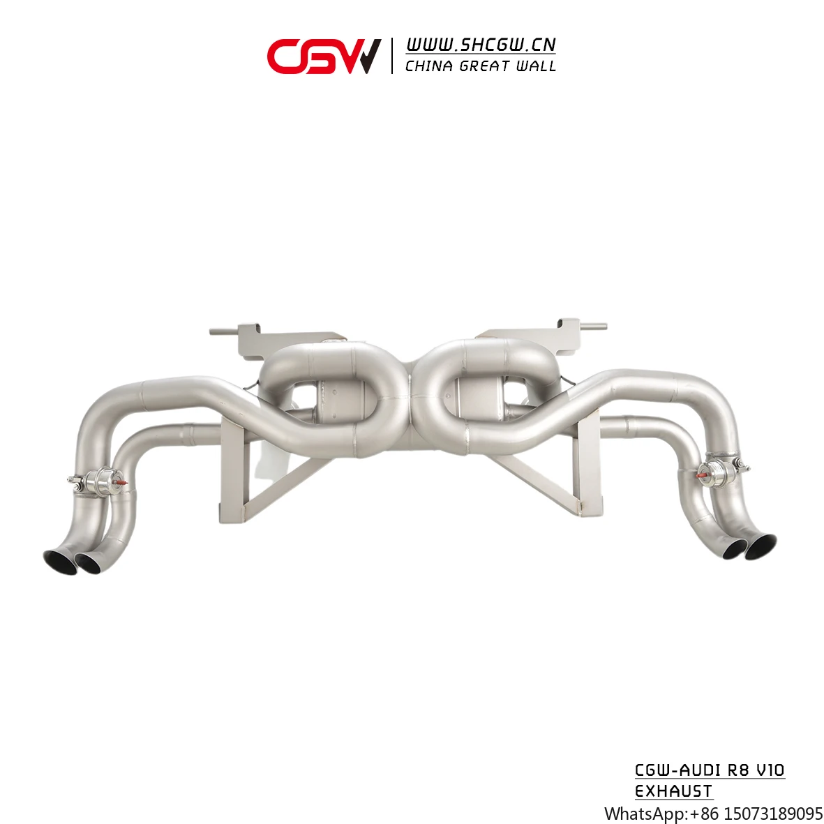 

Active Sound 304 Stainless Steel Exhaust Pipes Catback System for R8 V10 3.0T 3.6T 2005-2025 Electric Valves Escape