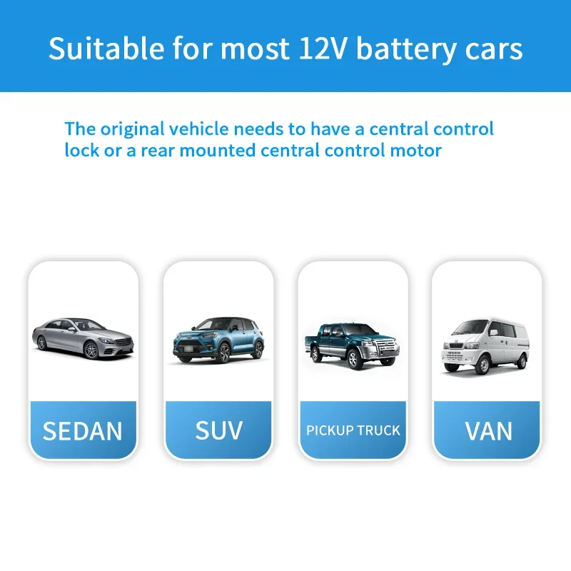 Phone APP Remote Start Kit Car Alarm Autostart Engine Start Stop Ignition Button PKE Central Lock Automatic Keyless Entry