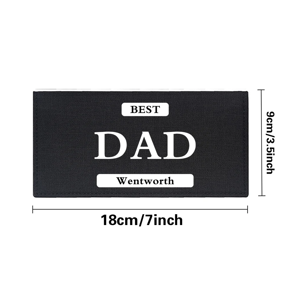 Personalized Customized Name Wallet Id Card Holder Foldable Money Clip Bank Card Storage Purse Fashion Coin Pouch Pocketbook