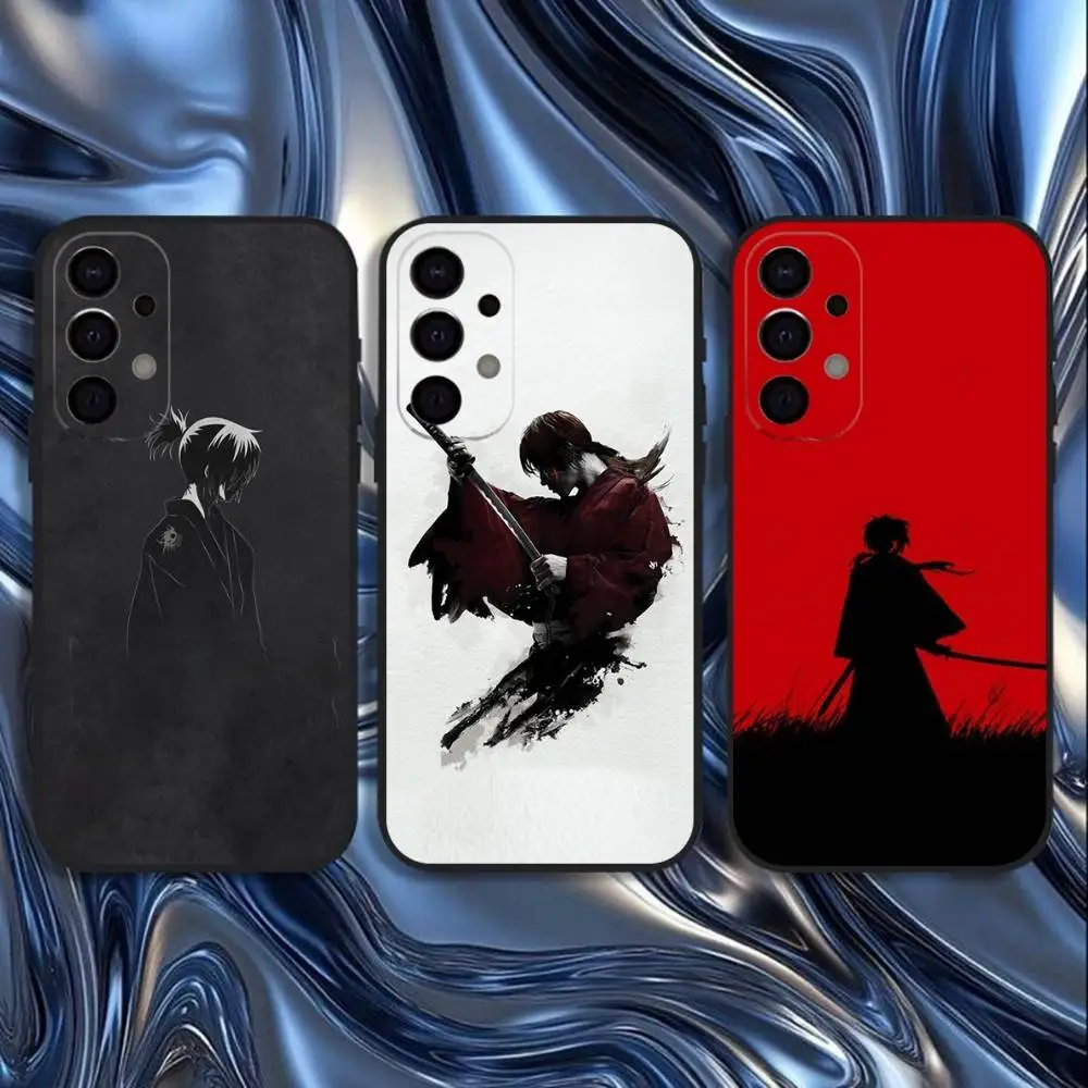 

R-Rurouni Kenshin Phone Case For Samsung S25,S24,S21,S22,S23,S30,Ultra,S20,Plus,Fe,Lite,5G Black Cover