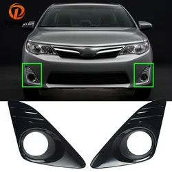 1Pair Front Bumper Grille Fog Light Black Cover Case Fit for Toyota Camry XV50 XLE 2012-2014 52128-06310 52127-06310 Accessories