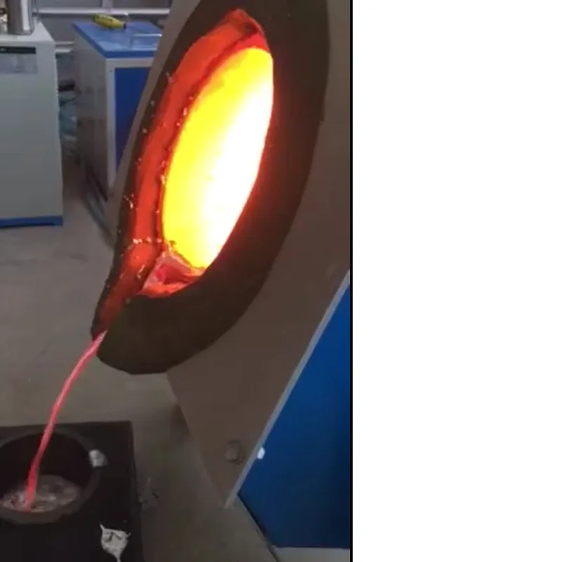 Miracle Gold en Sier Inductie Kleine draagbare schrootmeltoven