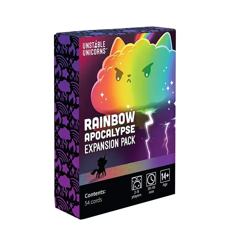 Tarjeta de juego de mesa con núcleo de unicornios y dragones NSFW Rainbow Uncut Legend, paquete de expansión, segunda edición, nuevo