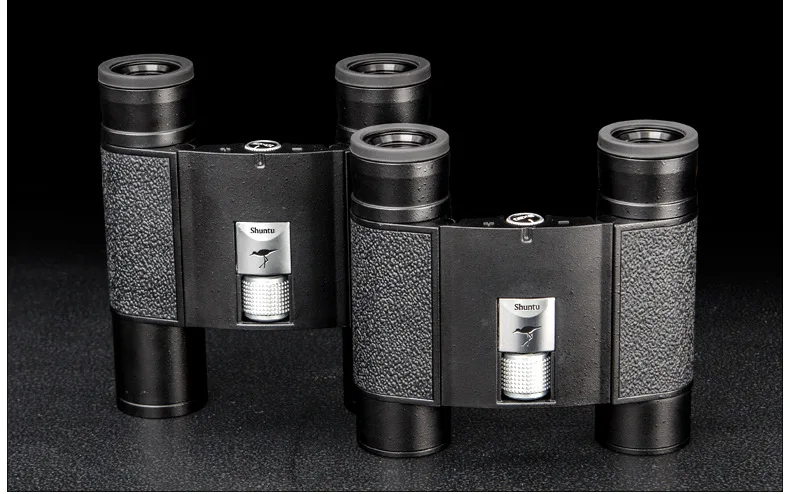 Shuntu 8x20 10x25 ED Binoculars Waterproof SMC Coating Eyepiece Bak4 Prism Optics Portable Folding Telescope For Camping Hunting