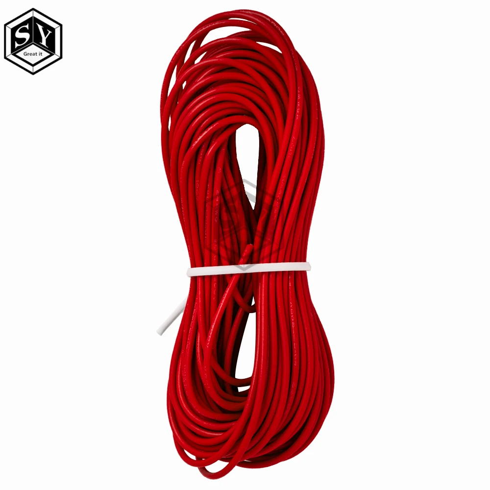 10M UL-1007 24AWG Hook-up Wire 80C / 300V Cord DIY Electrical Wire cable Red/Black/Blue/Yellow