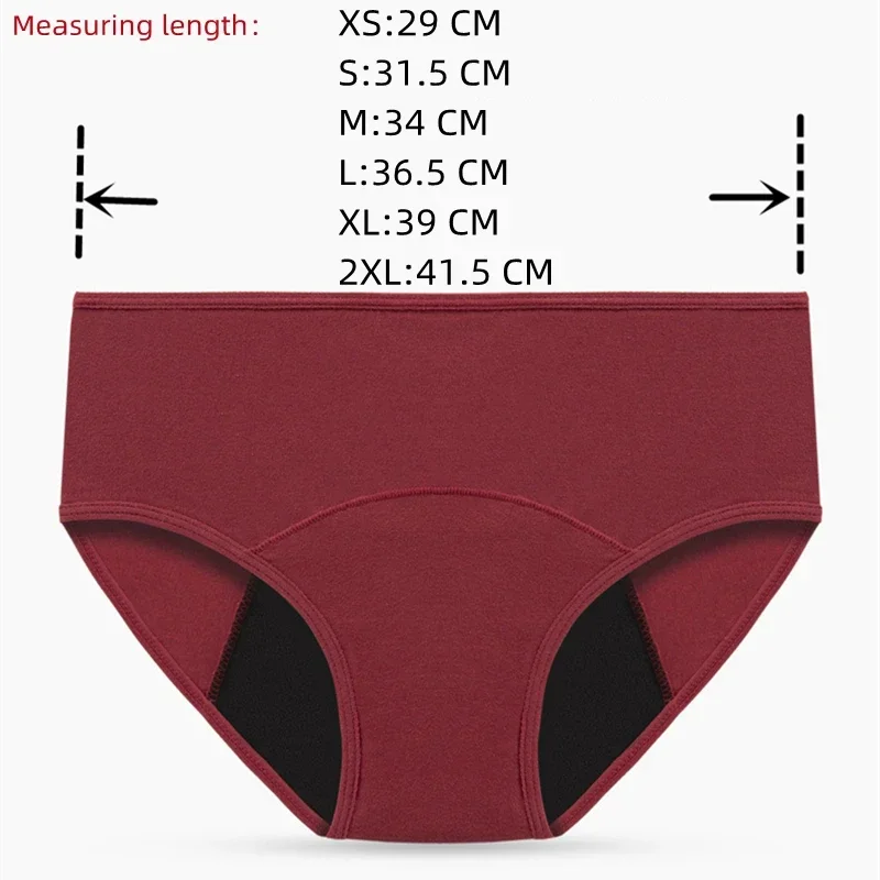 Leak Proof Menstrual Panties Women Cotton Menstruals Underwear Plus Size Period Underpants Briefs Lingerie for Physiological