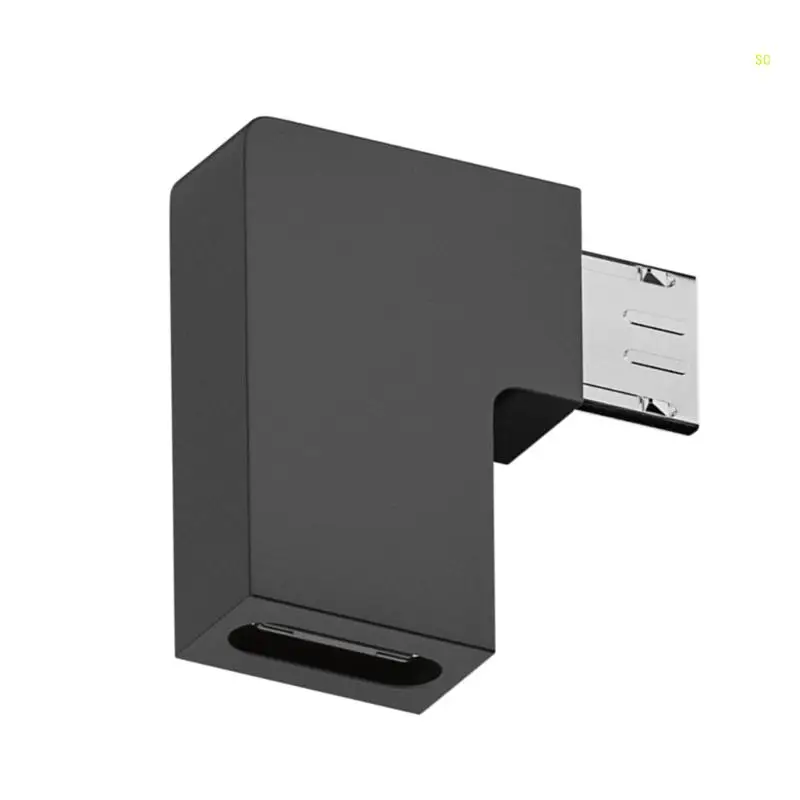 Bộ chuyển đổi đầu đực loại sang Micro USB 480mbps Loại sang Micro USB 90 độ Dropship