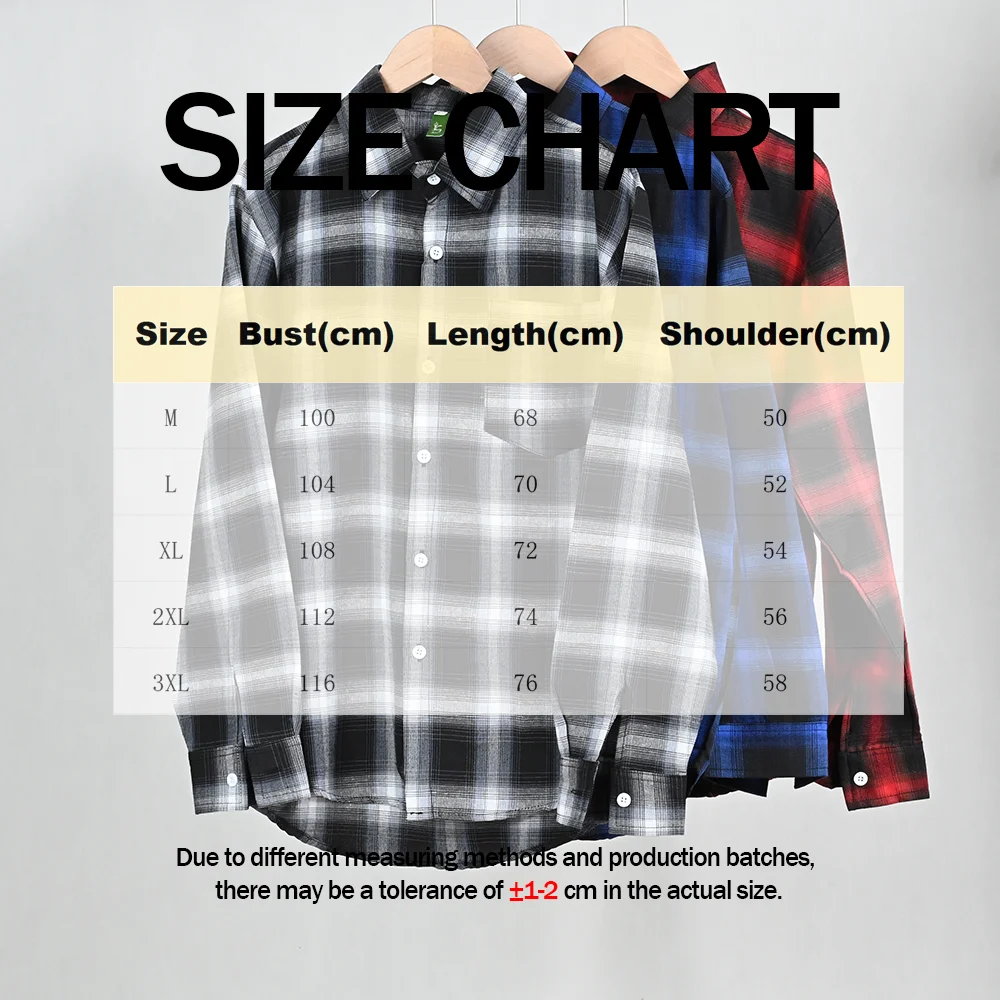 Red And Black Plaid Long Sleeve Shirt Men Shirts Fashion Chemise Homme Mens Casual Business Checkered Shirts Male Blouse M-3XL
