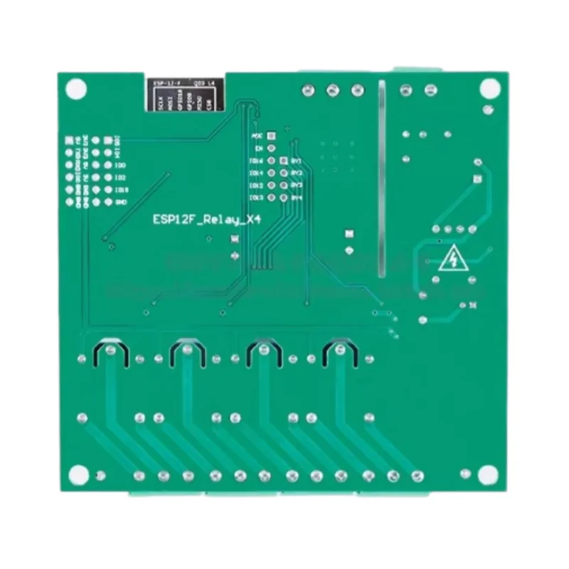 1pcs ESP8266 WIFI Four-Channel Relay Module ESP-12F Development Board Secondary Development AC/DC Power Supply