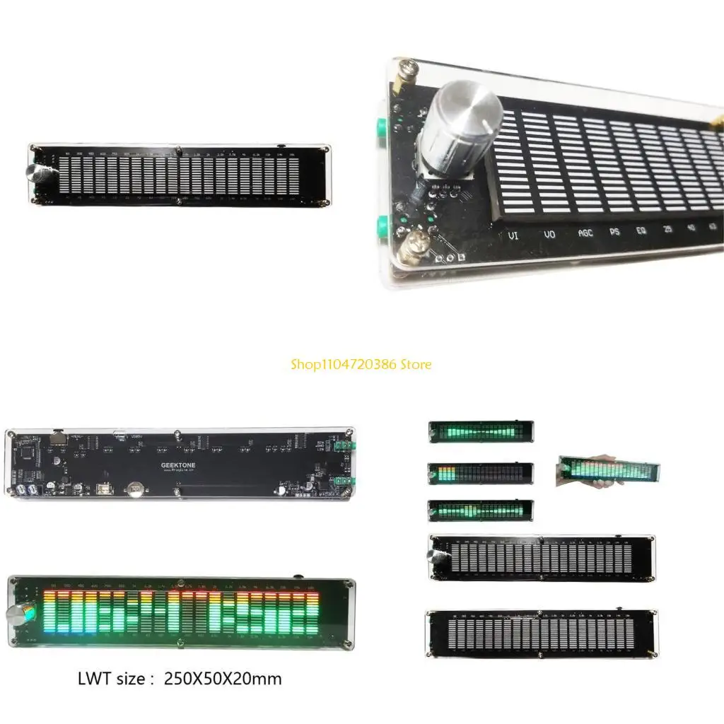 

K0EA LED2015 Световой индикатор уровня музыкального спектра Звуковой контроль для диджеев и концертов