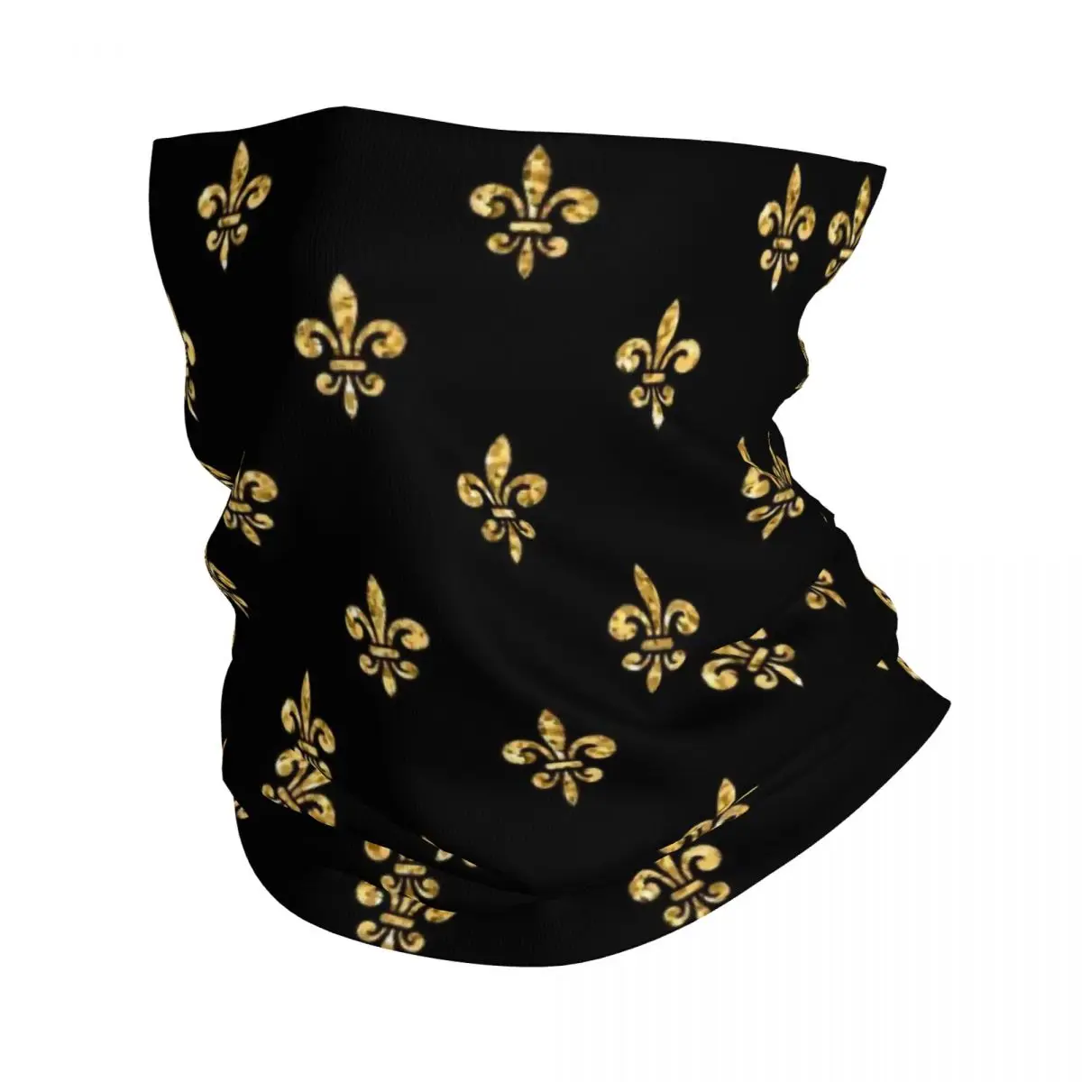 Fleur De Lis Lily Flower Bandana Neck Cover Printed Florence Balaclavas Mask Scarf Warm Headband Riding Unisex Adult Winter