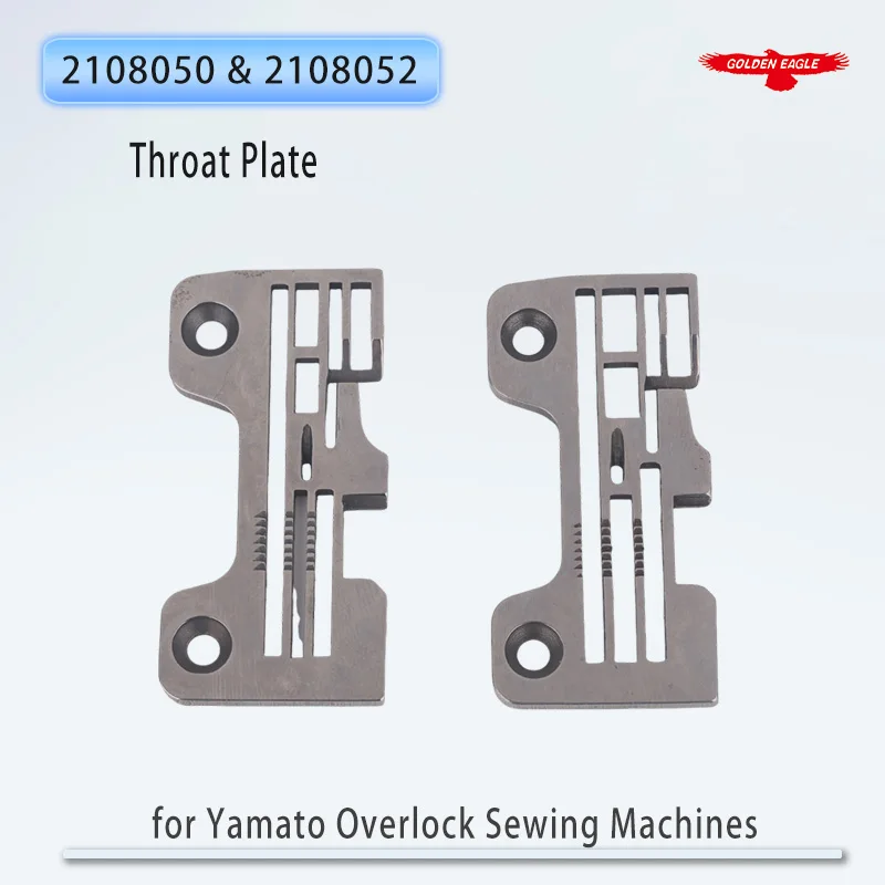 2108050 & 2108052 Throat Plate Fit For Yamato AZ6500H, AZ8500H, AZ8500G (5 Thread) Overlock Sewing Machine Parts 3.2x4, 5x5