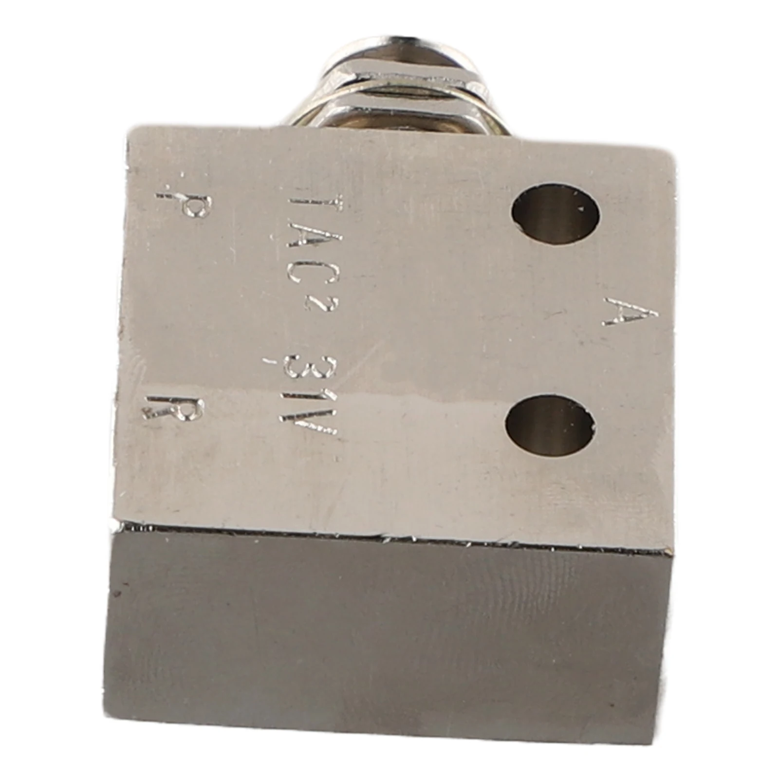 Manifolds Air Mechanical Valve Pneumatic Systems Push Button 62 X 32 X 16mm Air Pneumatic Valve Alloy Mechanical