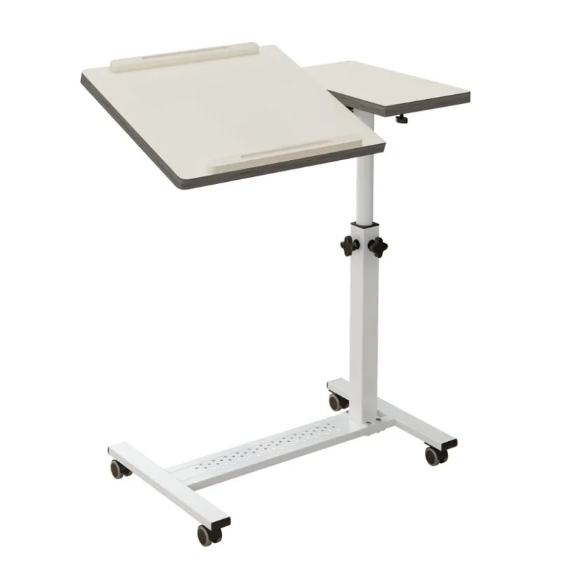 Adjustable Folding Computer Desk, Home Height-adjustable Notebook, Bedside Desk, Simple Mobile Desk for Student Dormitories