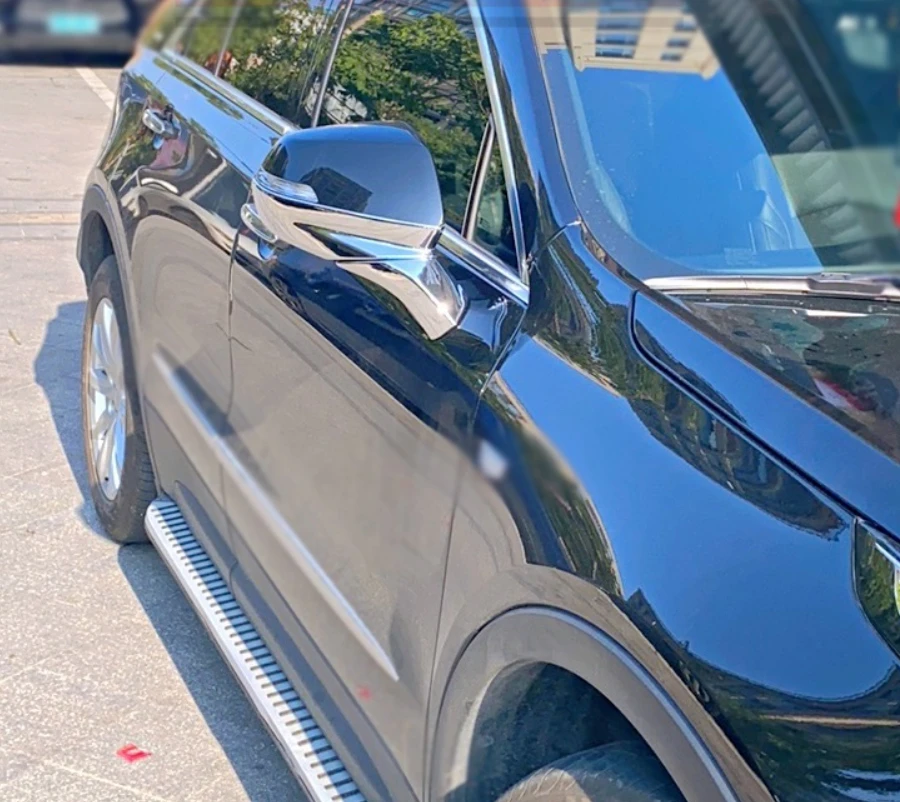 

Exterior Accessories Door Rearview Mirror Protective Caps Stripes Cover Trim Chafing Strip For Cadillac XT4 2019 - 2022