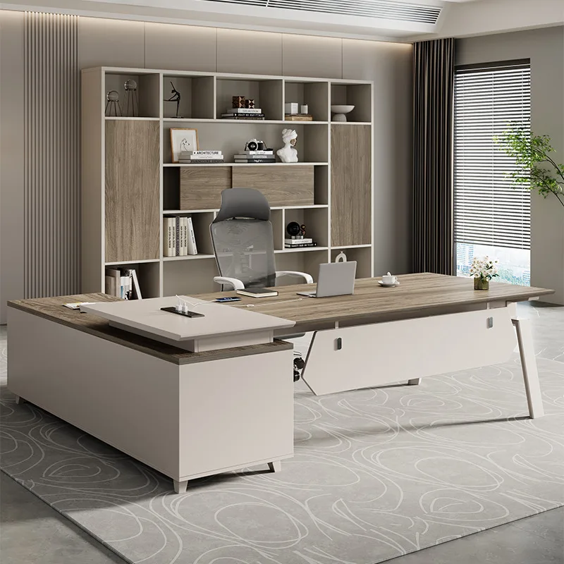 Desk President Office Desk High-end Executive Desk Manager Office Desk Office Desk and Chair Set