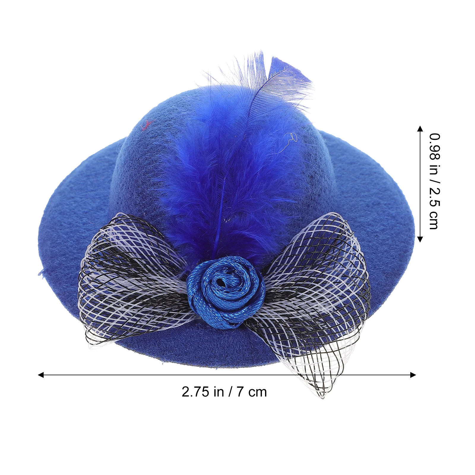 6 قطعة القبعات الصغيرة للحرف اليدوية الجميلة اليدوية حفلة الشاي القبعات الصغيرة زينة للملحقات قبعة صغيرة قبعة صغيرة #3