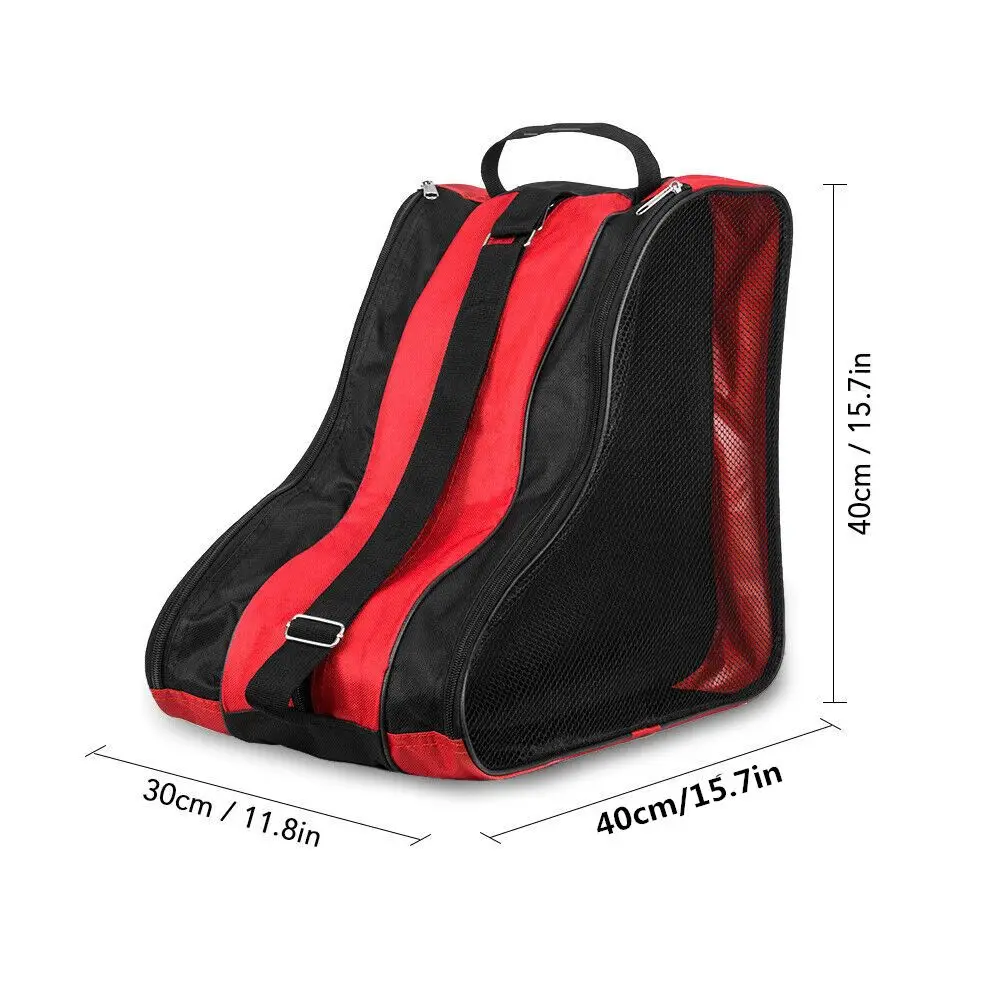Breathable Roller Skate Three-layer Skating Large Capacity Roller Skating Bag Carry Bag