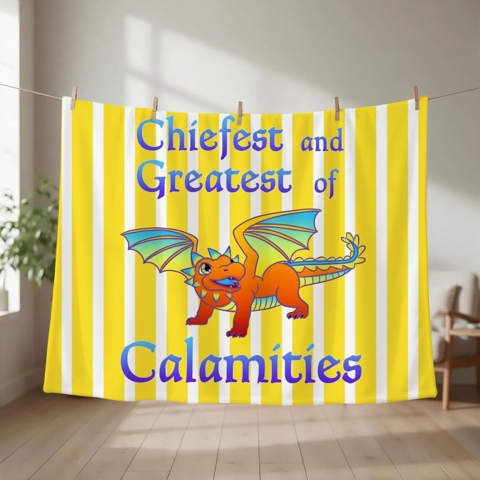 Big Little Calamity Throw Blanket couch cozy soft plush fuzzy picnic outdoor blanket