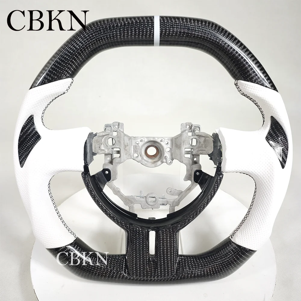 3K Bright Carbon Steering Wheel for Toyota 86 BRZ 2012-2016  Direct Fit  Non Slip Grip  100% Carbon Fiber JDM style
