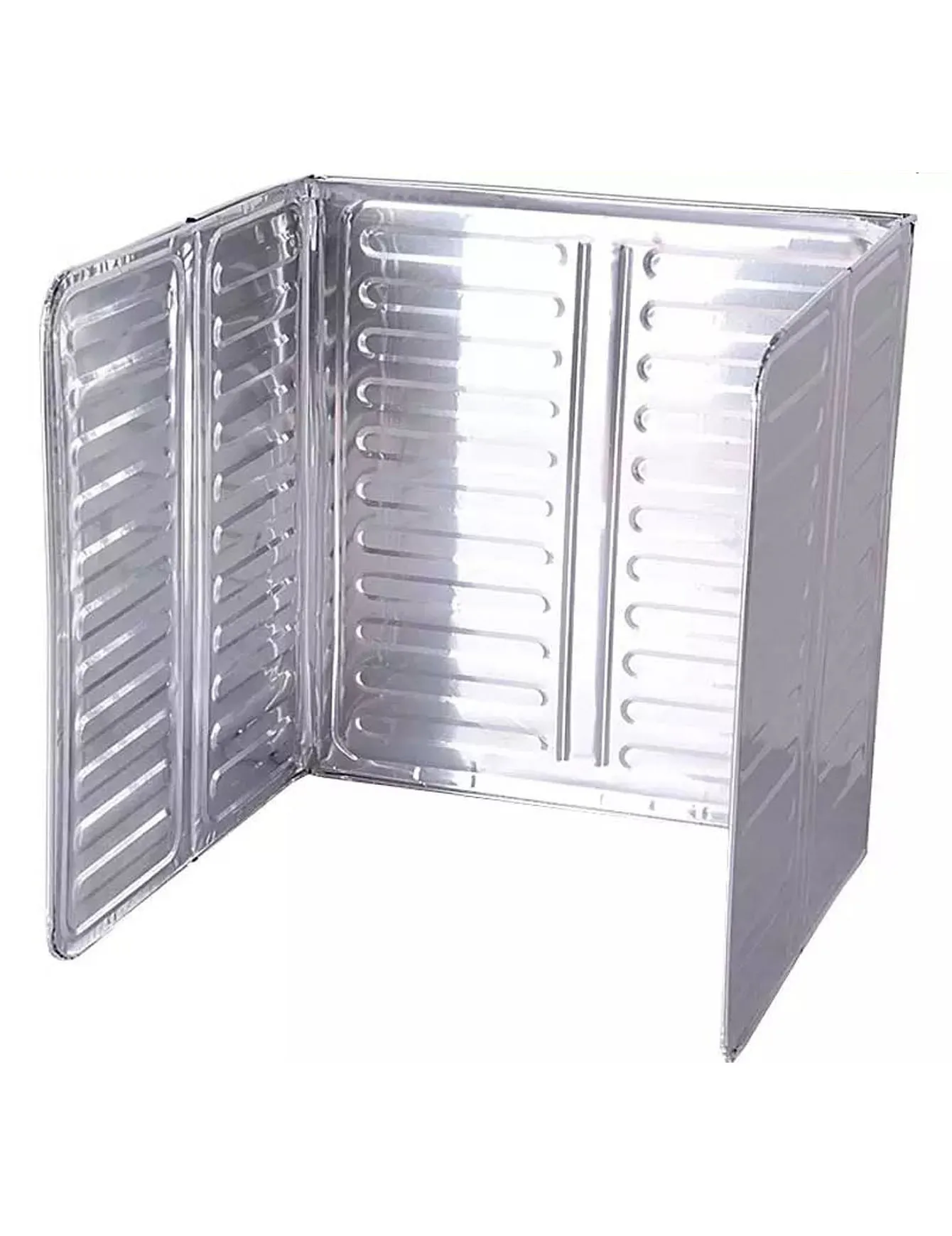 3PCS Kitchen oil baffle, stove oil baffle, aluminum foil insulation board, oil barrier board, foldable gas stove oil block view 4