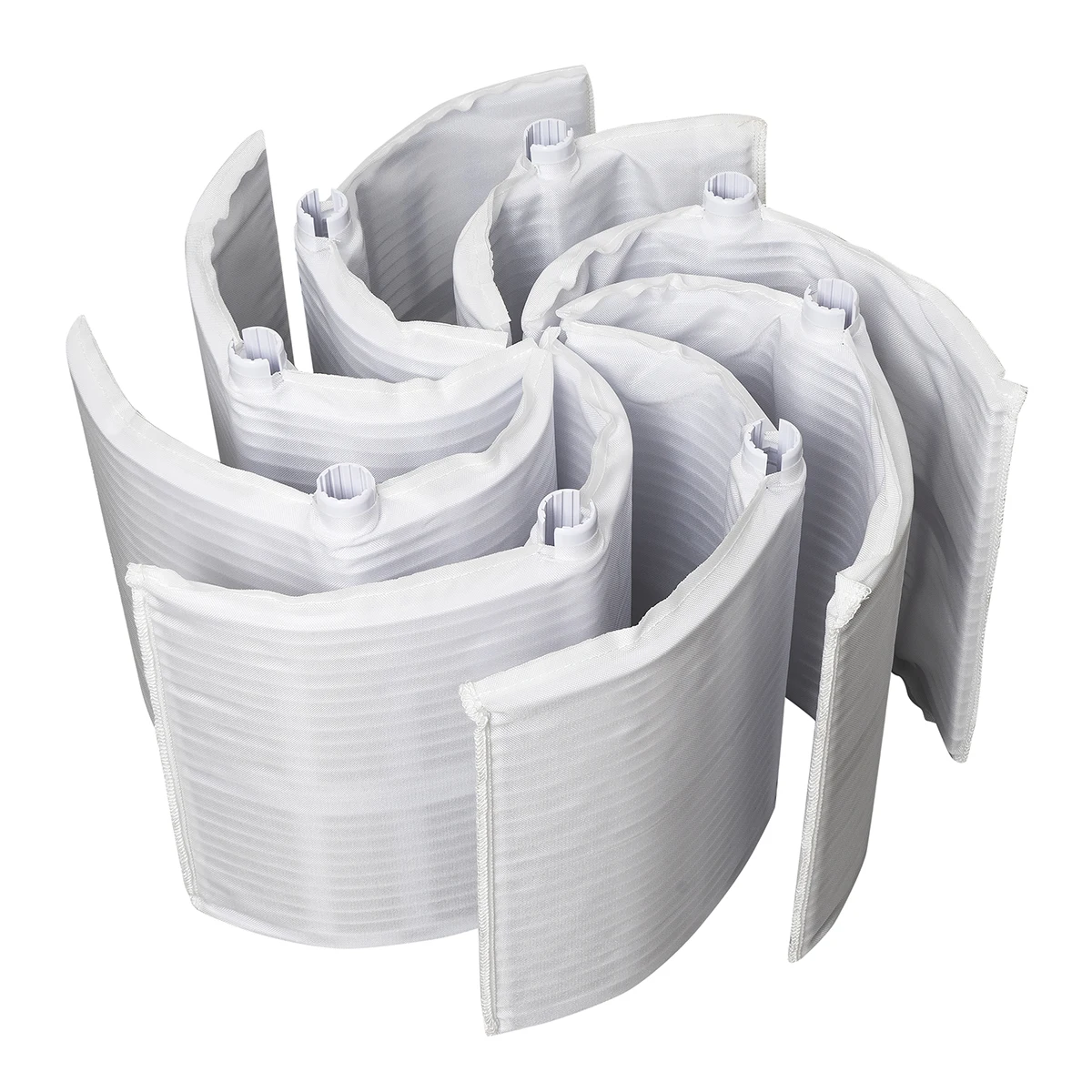 Juego de Filtros de Rejilla para Piscina DE, Compatible con Unicel FS-2002, Pleatco PFS1224, Filbur FC-9520, Pentair FNS Plus 24, Jandy DEL 24, 24 Pies Cuadrados
